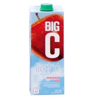BIG C Jugo 1lt Manzana light