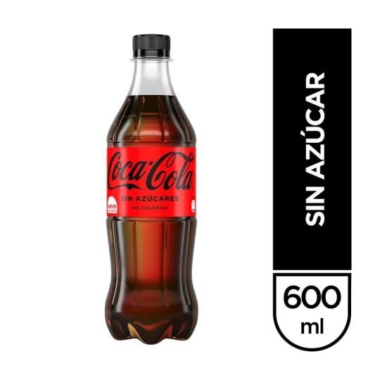 Coca Cola Cero 600ml sin azucar
