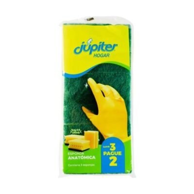 Jupiter esponjas fibra 3x2