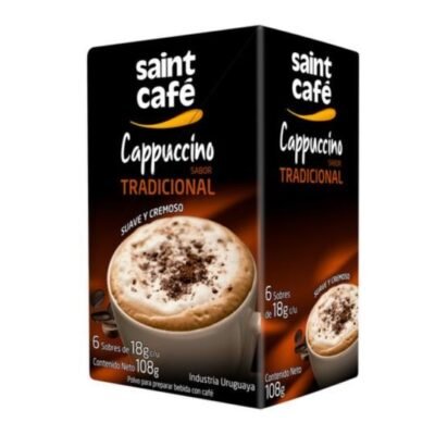 Saint Cappuccino Tradicional Stick x6 sobres