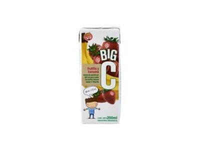 BIG C Jugo 200cc Frutilla y Banana