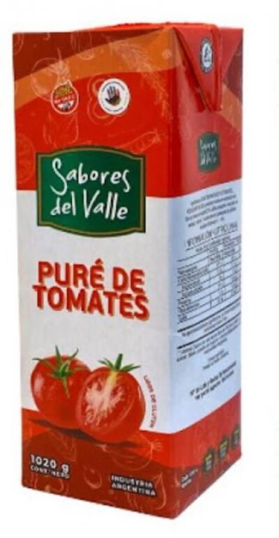 Pulpa de tomate Sabores del valle 1020g